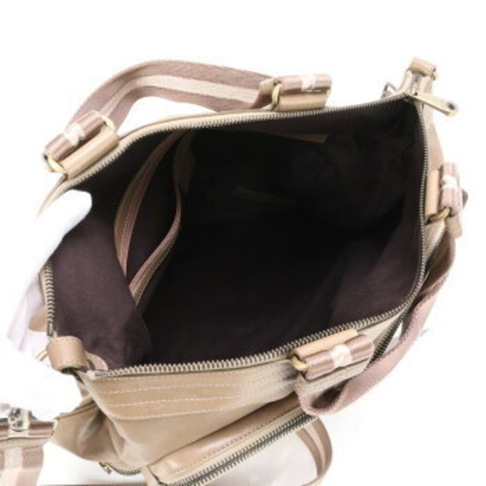 Burberry leather shoulder bag messenger business tote ERE - Picture 12 of 14